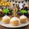 Graduation Decorations 2026-36 PCS Graduation Cupcake Toppers - 2026 Graduation Party Decorations - Mini Cake Decorations for Class of 2026,Diploma, 2026, Grad Cap Set (Green)